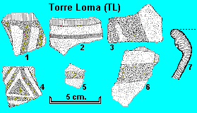Torre Loma decorated sherds