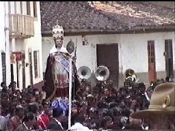 Image of St. Peter in procession